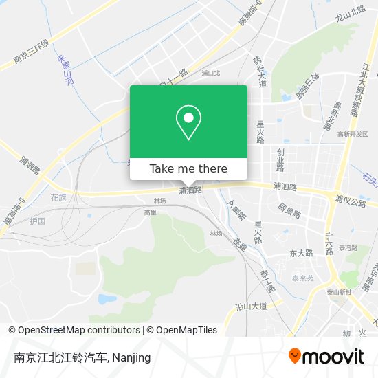 南京江北江铃汽车 map