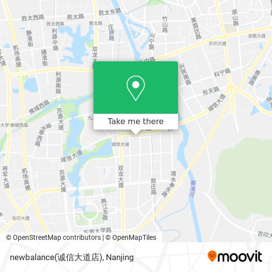 newbalance(诚信大道店) map
