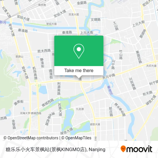 糖乐乐小火车景枫站(景枫KINGMO店) map