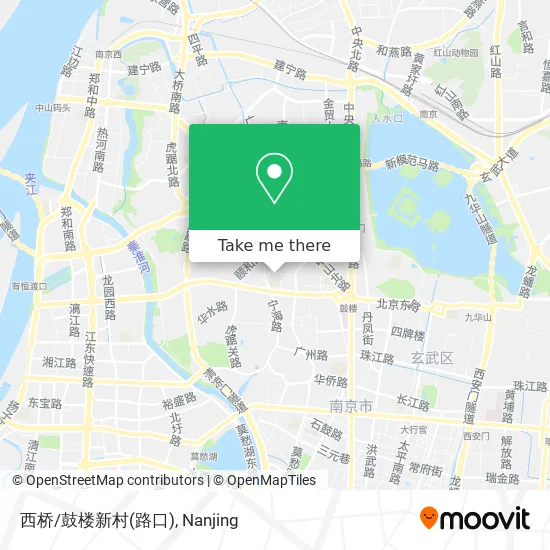 西桥/鼓楼新村(路口) map