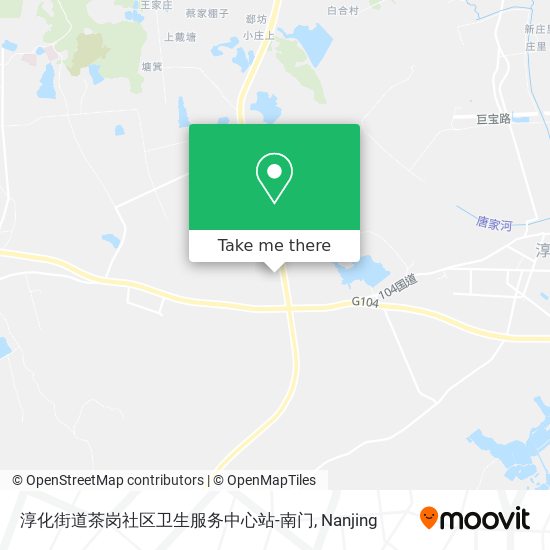 淳化街道茶岗社区卫生服务中心站-南门 map