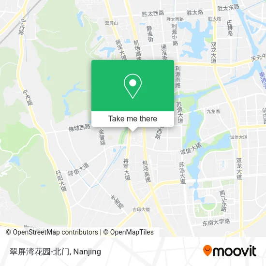 翠屏湾花园-北门 map