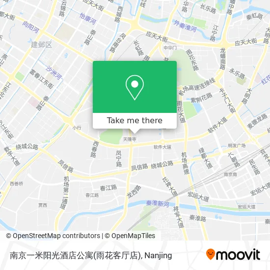 南京一米阳光酒店公寓(雨花客厅店) map
