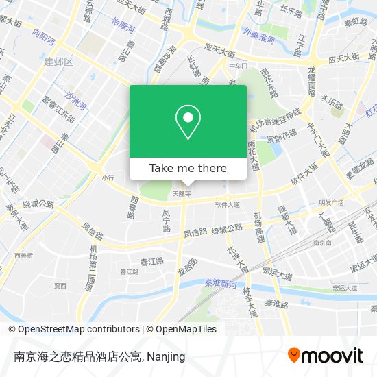 南京海之恋精品酒店公寓 map