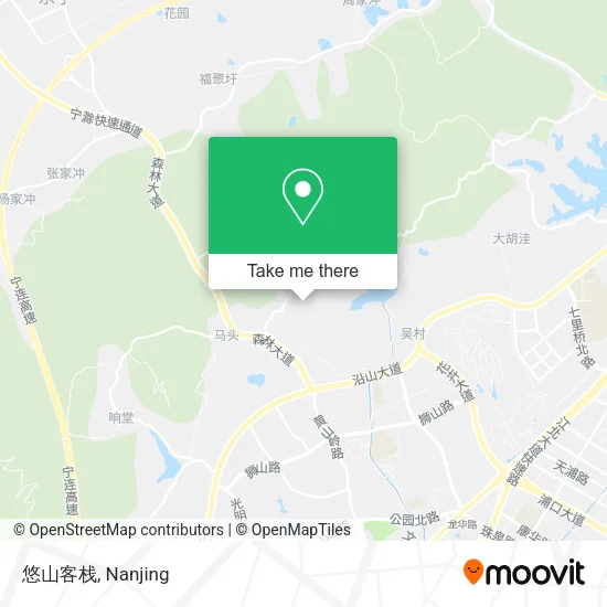 悠山客栈 map
