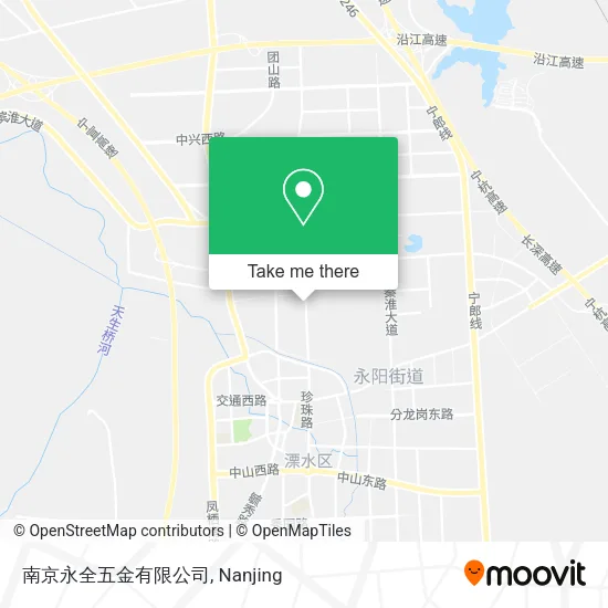 南京永全五金有限公司 map