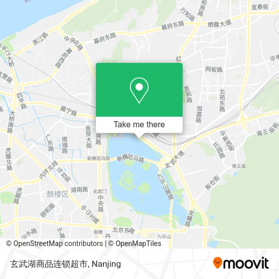 玄武湖商品连锁超市 map