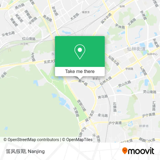 笛风假期 map