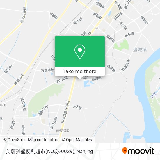芙蓉兴盛便利超市(NO.苏·0029) map