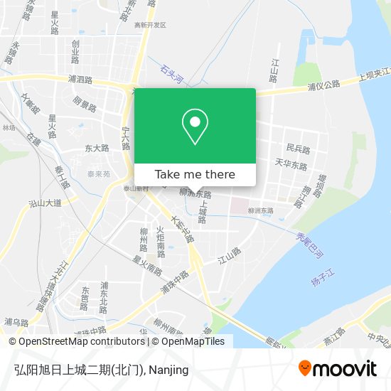 弘阳旭日上城二期(北门) map