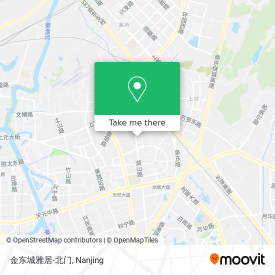 金东城雅居-北门 map