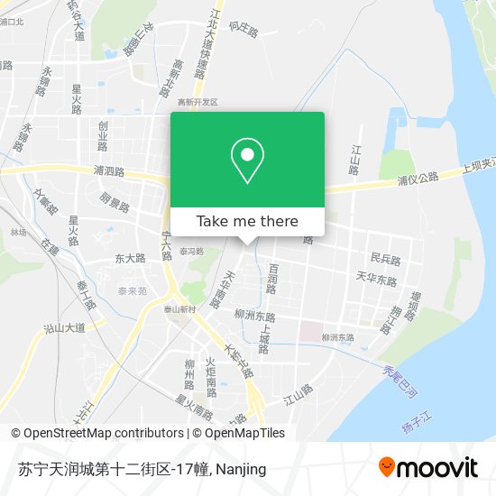 苏宁天润城第十二街区-17幢 map