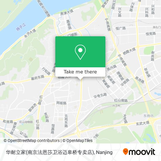 华耐立家(南京法恩莎卫浴迈皋桥专卖店) map