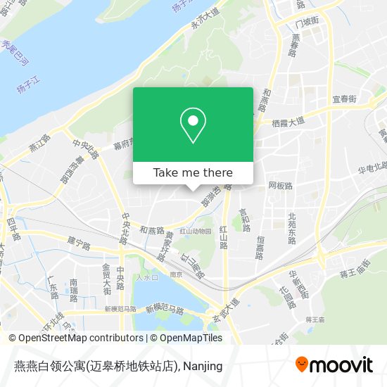 燕燕白领公寓(迈皋桥地铁站店) map