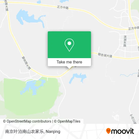 南京叶泊南山农家乐 map