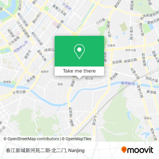 春江新城新河苑二期-北二门 map