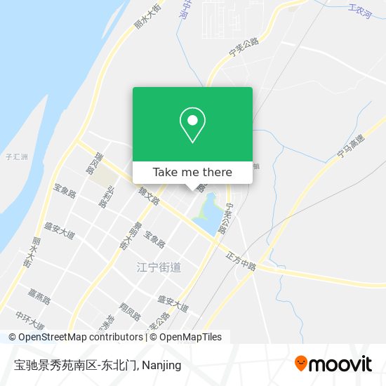 宝驰景秀苑南区-东北门 map