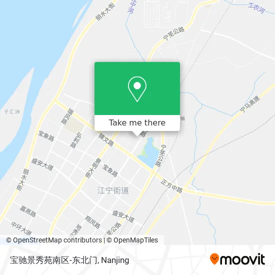 宝驰景秀苑南区-东北门 map