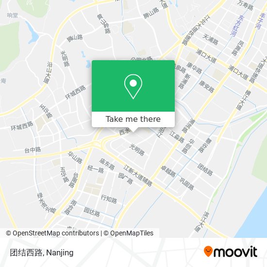 团结西路 map