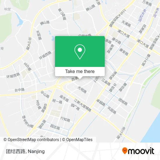 团结西路 map