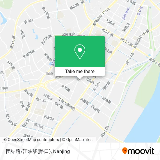团结路/江农线(路口) map