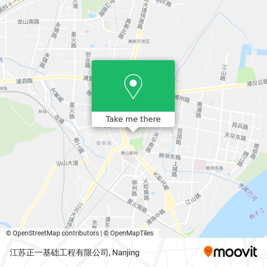 江苏正一基础工程有限公司 map