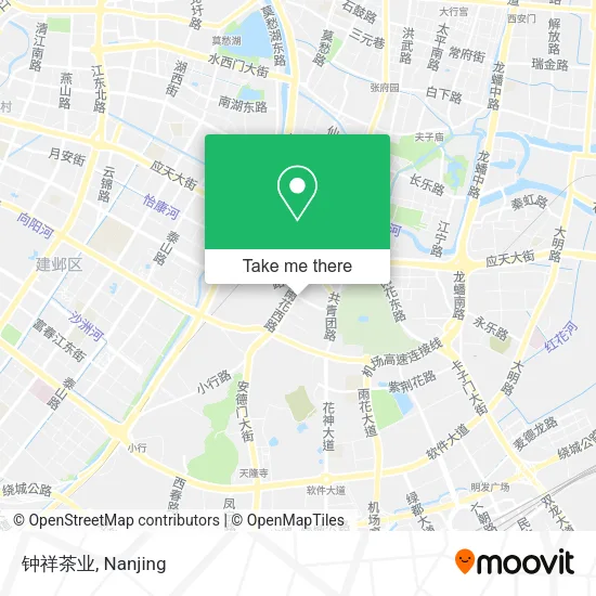 钟祥茶业 map