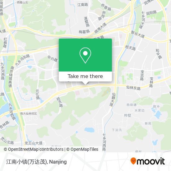 江南小镇(万达茂) map