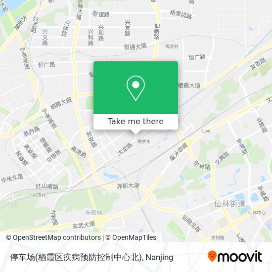 停车场(栖霞区疾病预防控制中心北) map