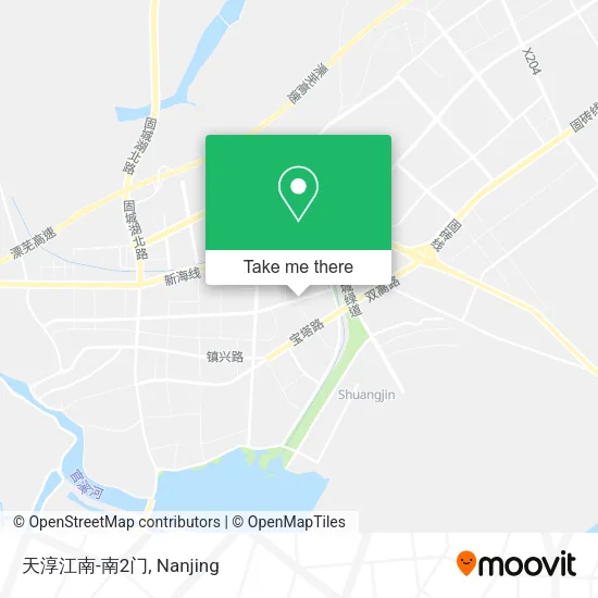 天淳江南-南2门 map