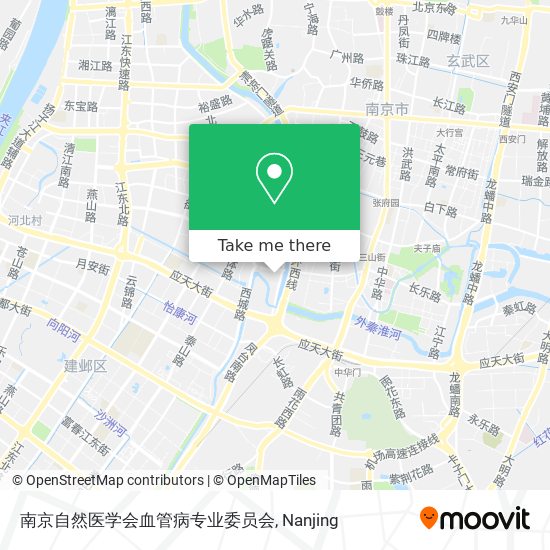南京自然医学会血管病专业委员会 map