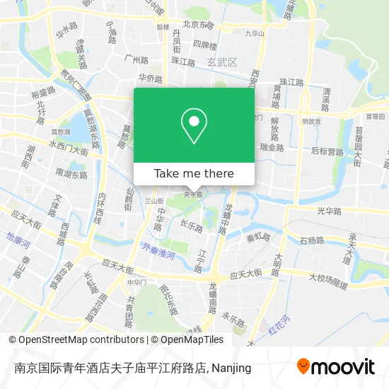 南京国际青年酒店夫子庙平江府路店 map