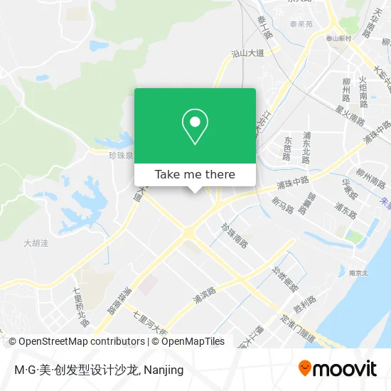 M·G·美·创发型设计沙龙 map