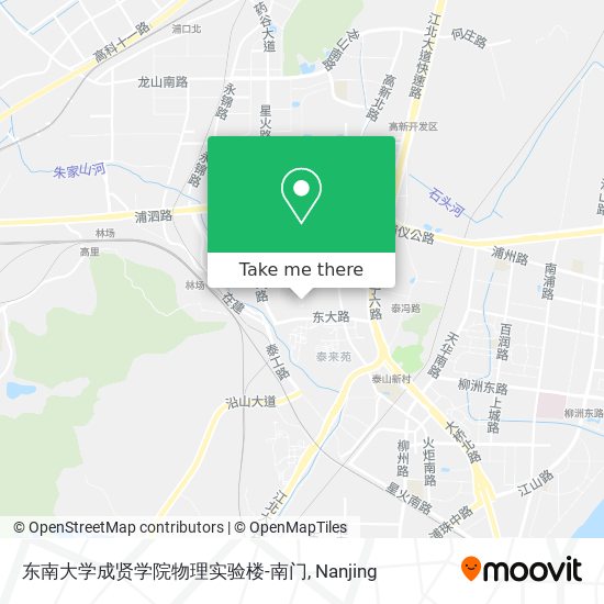 东南大学成贤学院物理实验楼-南门 map