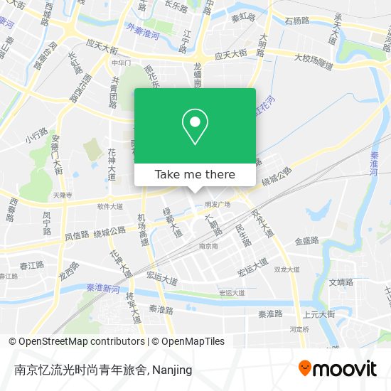 南京忆流光时尚青年旅舍 map