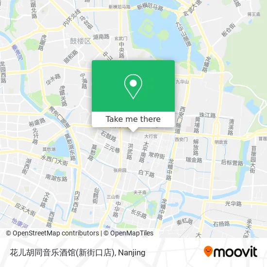 花儿胡同音乐酒馆(新街口店) map