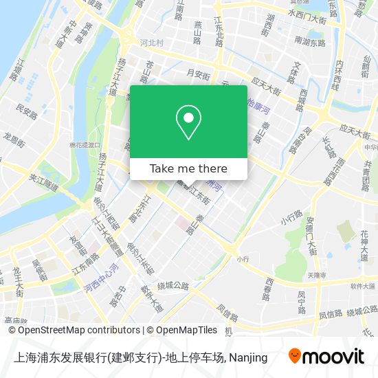上海浦东发展银行(建邺支行)-地上停车场 map