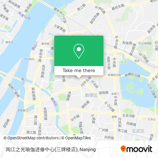 阅江之光瑜伽进修中心(三牌楼店) map