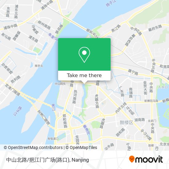 中山北路/挹江门广场(路口) map
