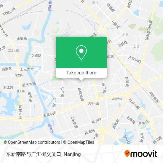 东新南路与广汇街交叉口 map