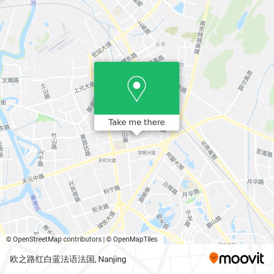 欧之路红白蓝法语法国 map