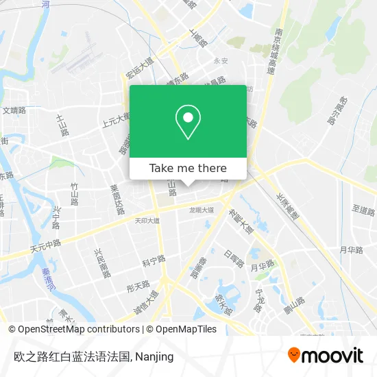 欧之路红白蓝法语法国 map