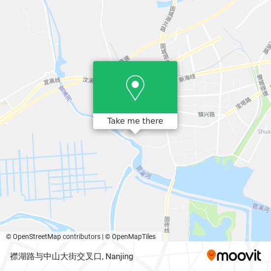 襟湖路与中山大街交叉口 map