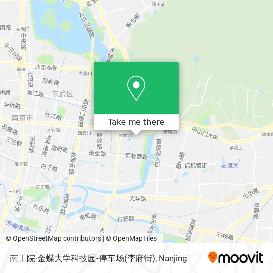 南工院·金蝶大学科技园-停车场(李府街) map