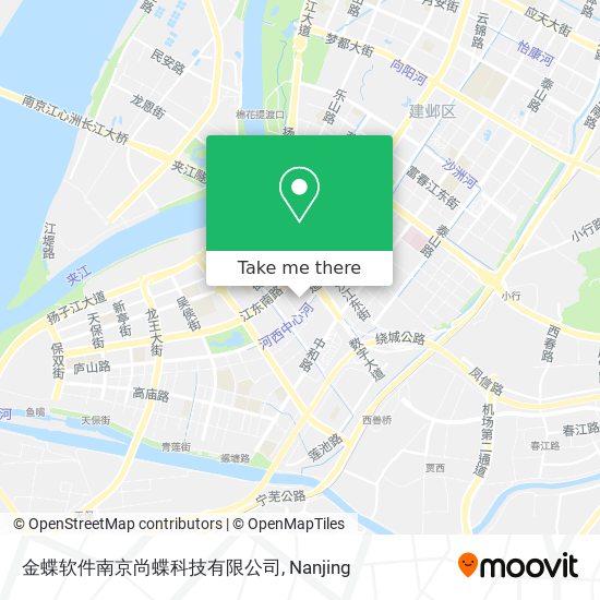 金蝶软件南京尚蝶科技有限公司 map