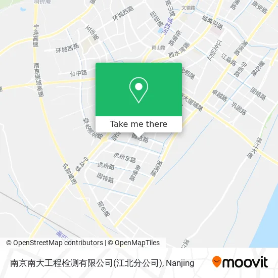 南京南大工程检测有限公司(江北分公司) map