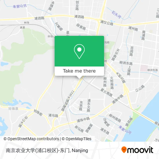 南京农业大学(浦口校区)-东门 map