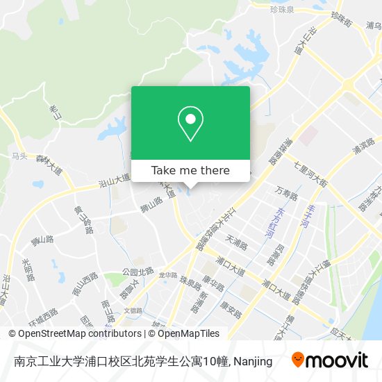 南京工业大学浦口校区北苑学生公寓10幢 map