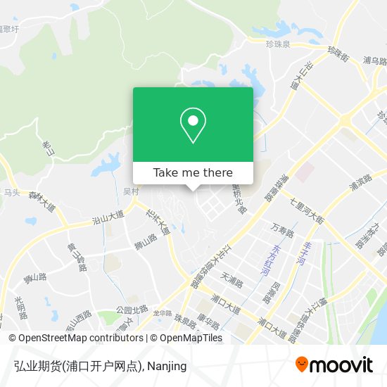 弘业期货(浦口开户网点) map