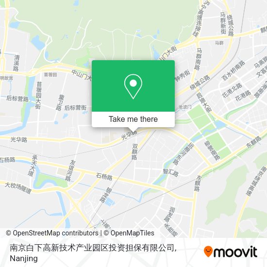 南京白下高新技术产业园区投资担保有限公司 map